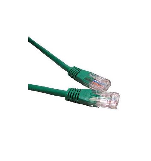 Ethernet UTP Patchkabel 1m CAT 5E,  RJ-45/RJ-45, grønn